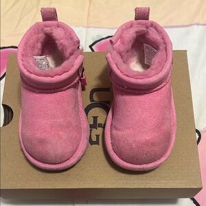 UGG Kids Pink Boots